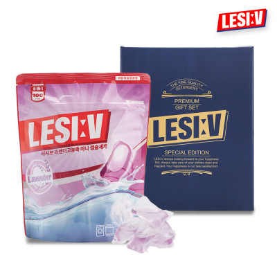 [레시브] 라벤더 고농축 미니 캡슐세제 1구 100개입(선물상자 포함)